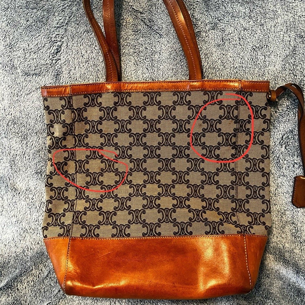 Vintage Celine Brown and Tan Tote Bag - Picture 16 of 16